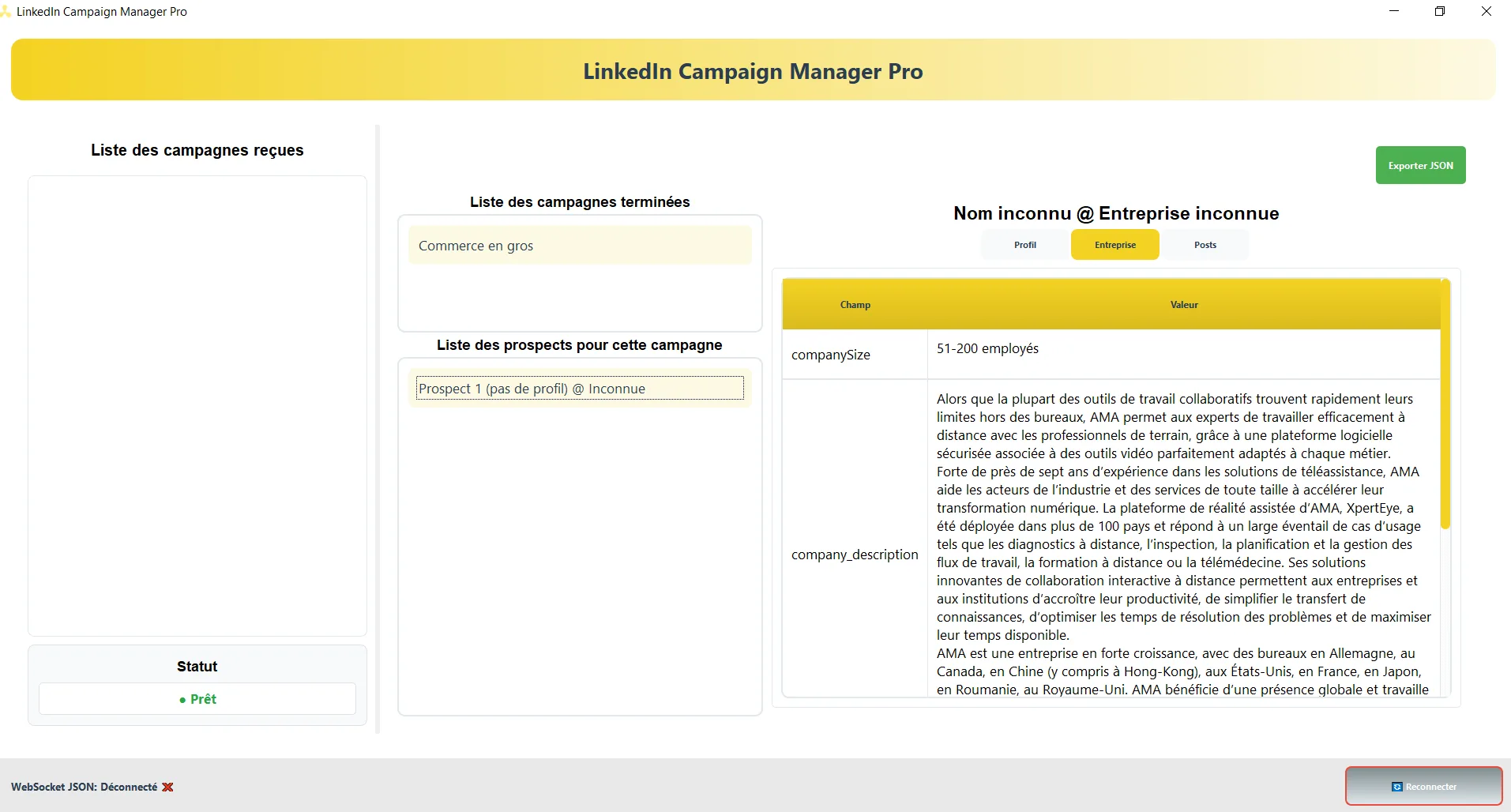 Aurélia targeting and campaign launch